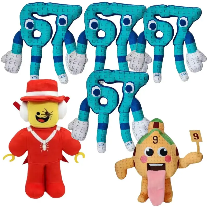 Plush Doll Steal A Brainrot 67 Plushies Toy Brainrots Italian Chair Soft Toy