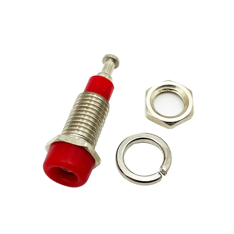 바나나 소켓 2mm 테스트 소켓 패널 소켓, 2mm 바나나 플러그 커넥터, 안전 10 개