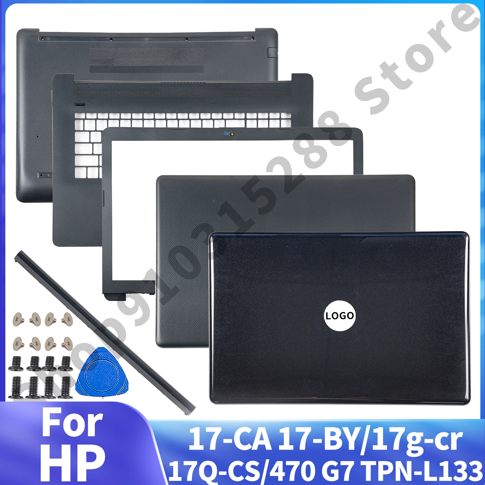 HP 17-BY 17-CA 17T-By 17Z-Ca Keyboard Palmrest Touchpad Assembly - Foto 6