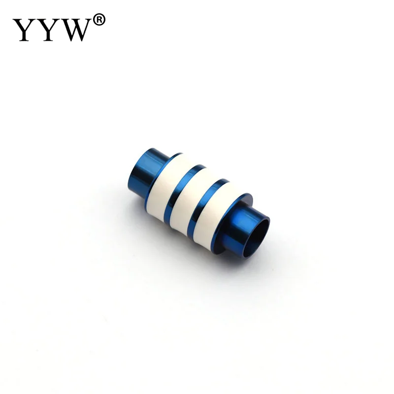 10pcs Stainless Steel Magnetic Clasp 6mm Metal Buckle Leather Cord Clasps Bracelet For DIY Jewelry Making Connectors Accessories