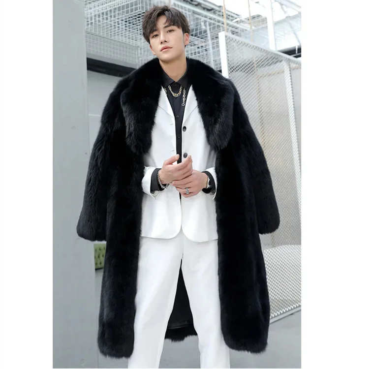 Description Picture 3 of itemCoat Leather Jacket Fur Men Fashion Clothing Casacos De Inverno Masculino Autumn and Winter Environmental Friendly Breathable