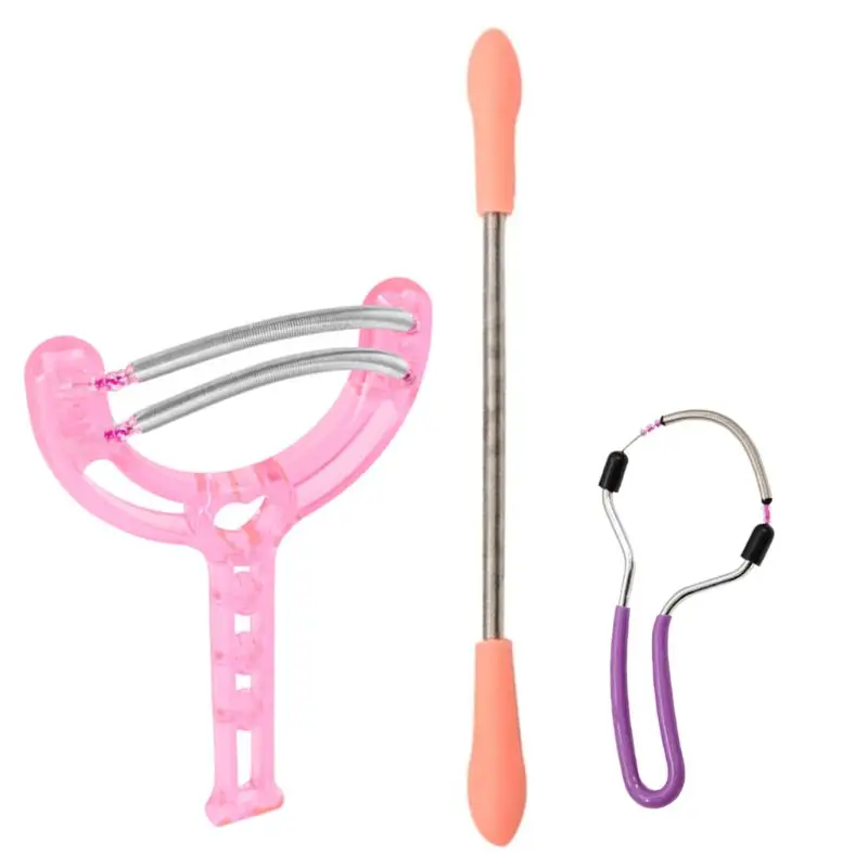 

3 Pcs Hair Remover Eyebrow Face Spring Epilator Portable for Facial Hair Removal for Women Chin Cheek Mustache Upper Dropship