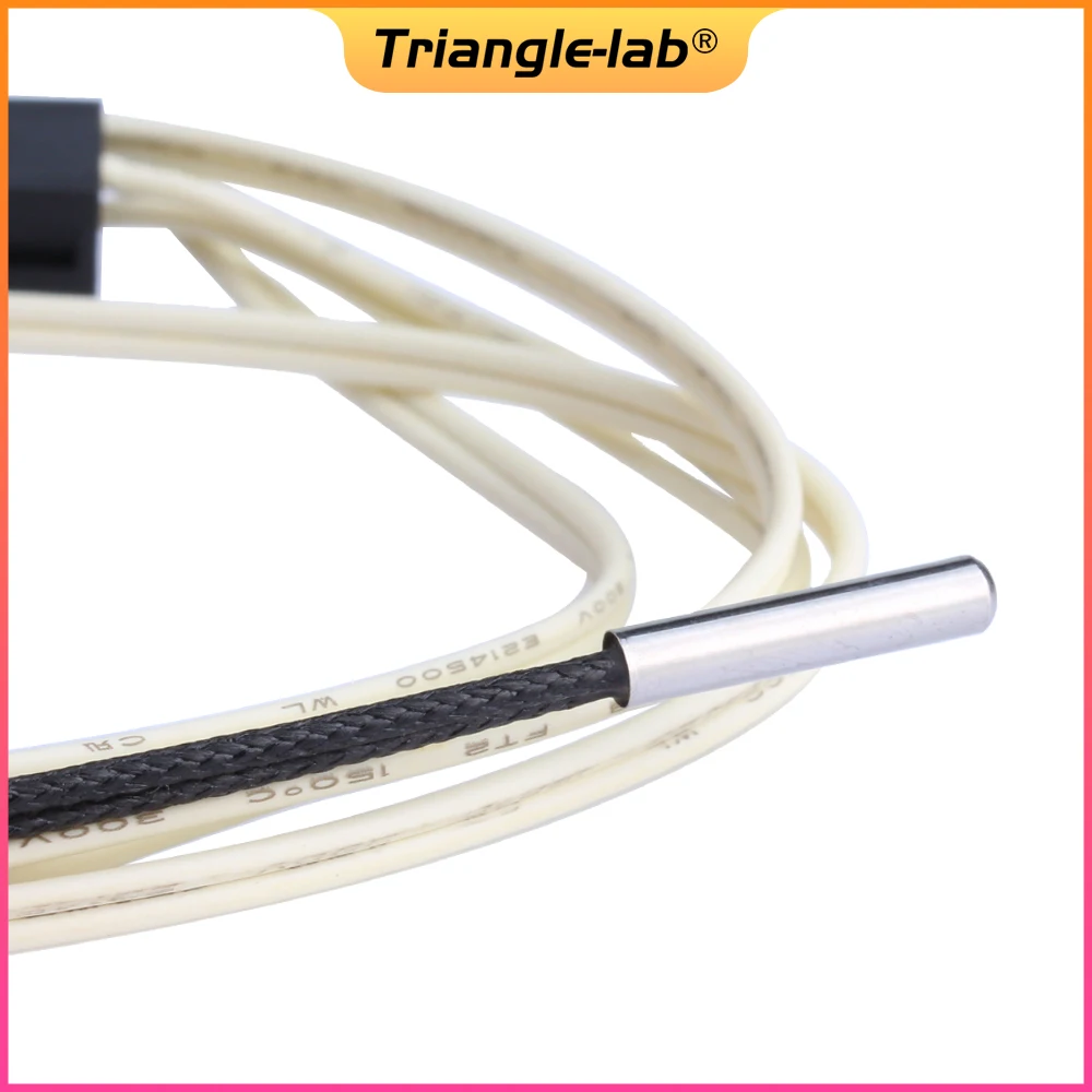 Trianglelab Pt1000 Thermistor Cartucho para Impressora 3d Vulcão v6 Calefator Bloco até 450c Pei Peek Pt100 Impressão - Imagem 3