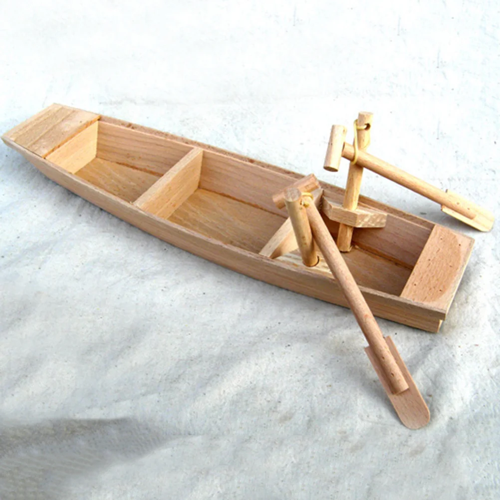 

Wooden Mini Boat Model Small Wooden Fishing Boat Small Model Boat For Home Office Decoration