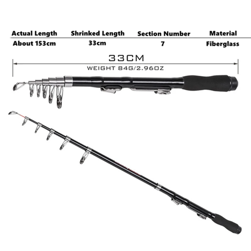 Mustad Detector Salt 2 Sections Light Spinning Rod Black