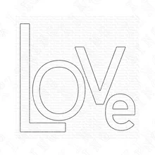 

Giant Love 2022 New arrival Metal Cutting Dies Scrapbook Diary Decoration Stencil Embossing Template Diy Greeting Card Handmade