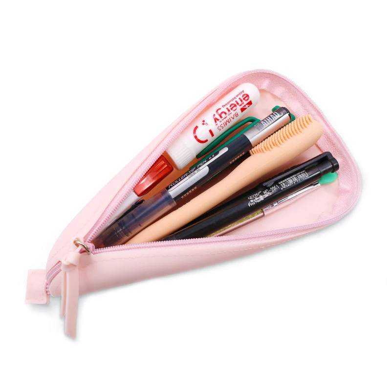 Silicone Makeup Brush Storage Bag Waterproof Eyebrow Pencil Box Travel Holder Portable Cosmetic Bag for Women Multipurpose 6
