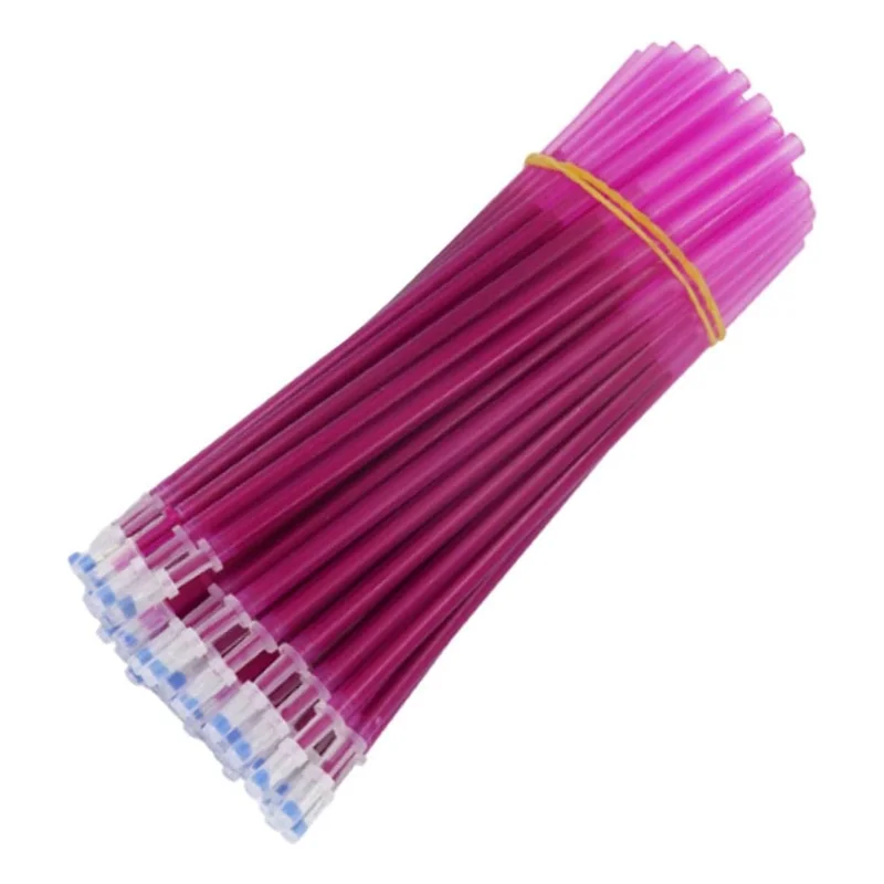 가정 및 학습용 0.5mm 지울 수 있는 펜 리필 100팩(최신)