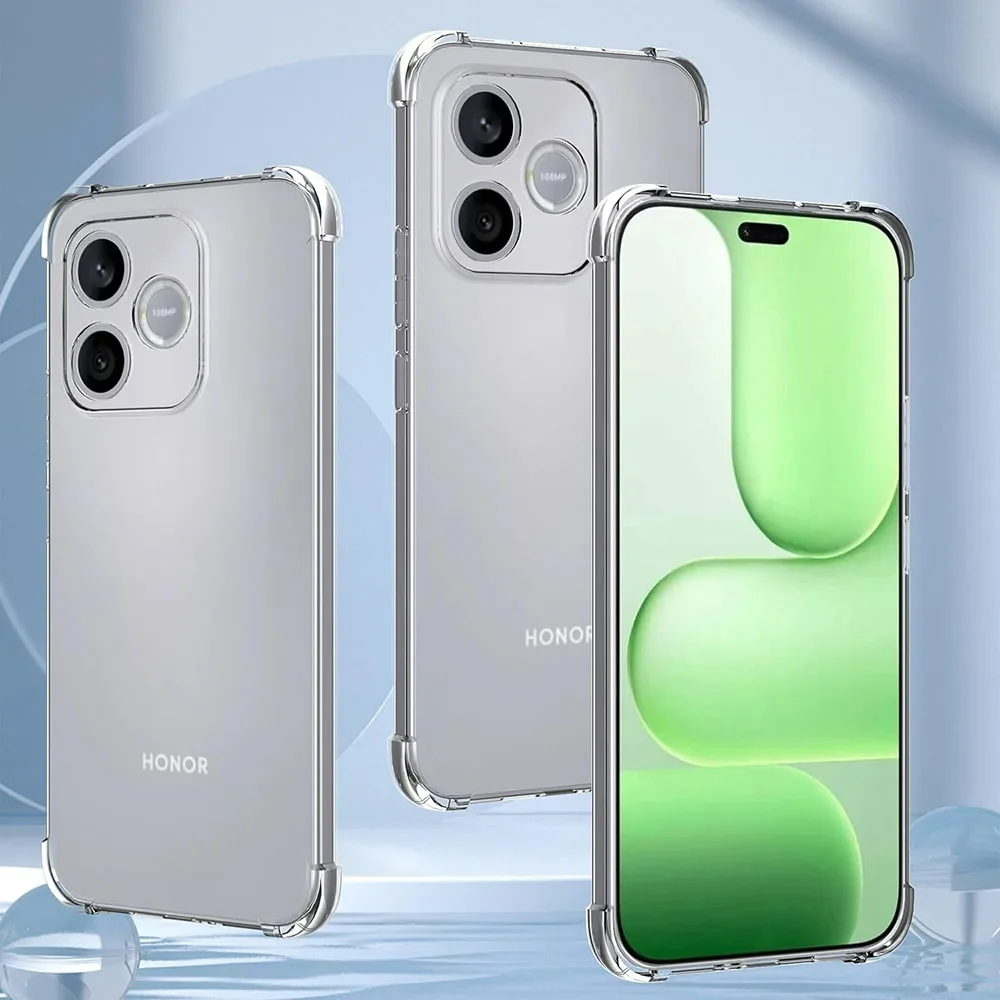 Shockproof Clear Ultra Thin Silicone Phone Case - Anti-Scratch Transparent Protective Cover