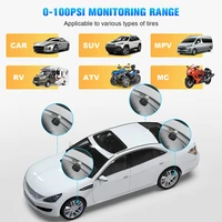 Car TPMS Tire Pressure Monitoring System Bluetooth 5.0 Mobile Phone Display Motorcycle Car Tyre Pressure Sensor for lOS Android - Image 5