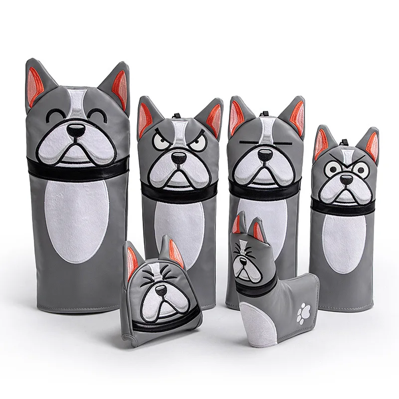 

Cute Animal Design Golf Head Covers for Driver Fairway Hybrid Mallet and Blade Putters Headovers Golf Protector Gifts Unisex