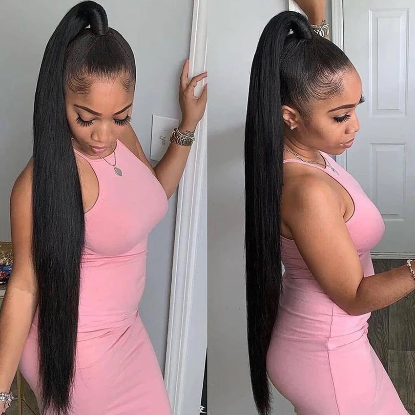 Nicelight Lace Front Straight Hair Transparent Brazilian Human Hair 22 Inch 5x5 Lace Closure Free Part 13x4 HD Frontal Sale