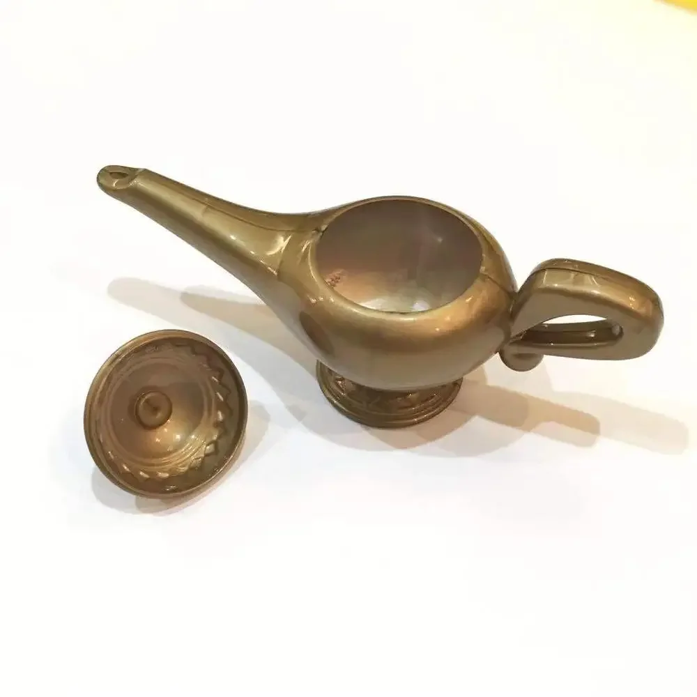 Aladdin's Lamp Genie Lamps Plastic Toy Decorations Cartoon Movie Anime Masquerade Decoration Toys Accessories Children Gift