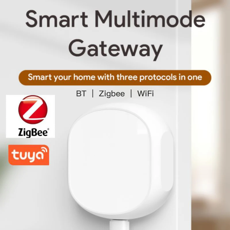 

Tuya Smart Multimode Gateway Hub Bluetooth WIFI Zigbee Smart Home Bridge Control Fingerbot Smart Life APP Works With Alexa