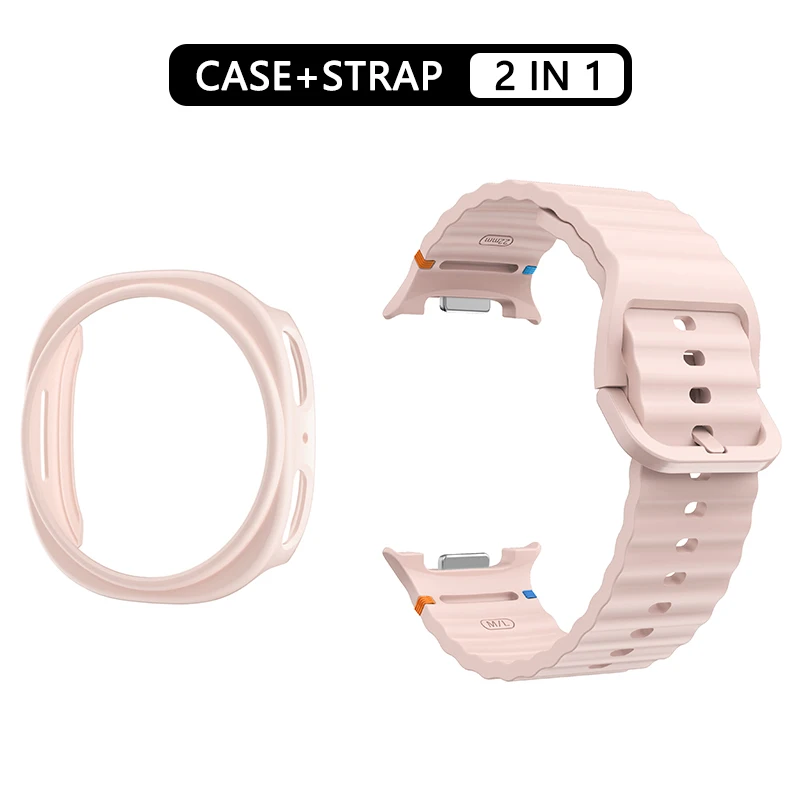 Enhanced Silicone Sport Band with Hollow Case - Premium Accessories Bracelet