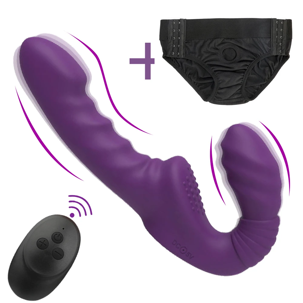 Dildo Anal Vibrator Strap-ons For Husband And Wife Vibrators Woman With Control Couple Lesbian Sexy Toys Vagina Masturbation - Vibrators