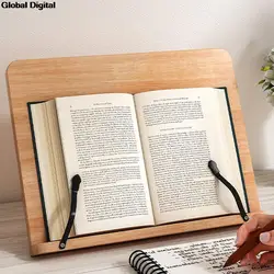 Adjustable Wood Reading Rest Tablet  Book Holder Foldable Cook Home Study Room Desk Organizer 2022 Book Holder  Book Organizer