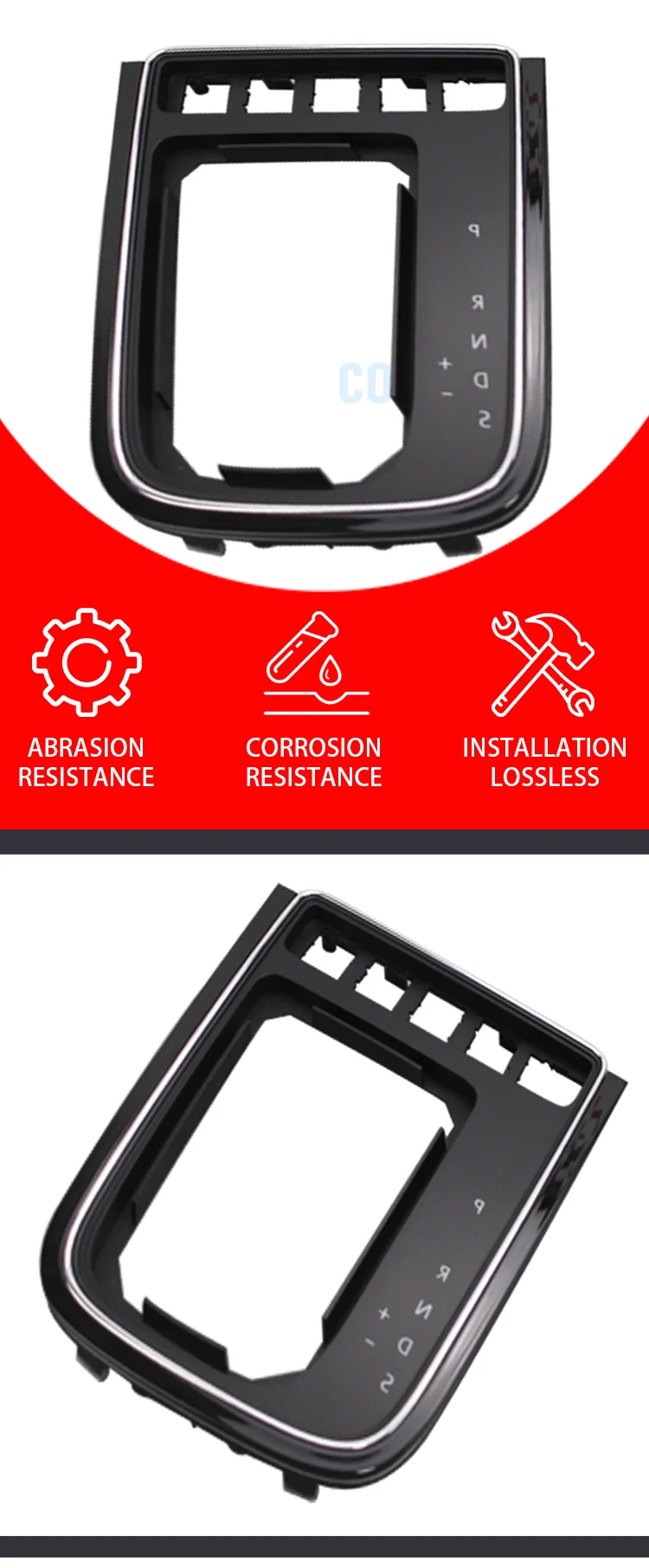 For VW JETTA MK6 Jetta Shift panel Gear display panel Handle base Shift inner fr