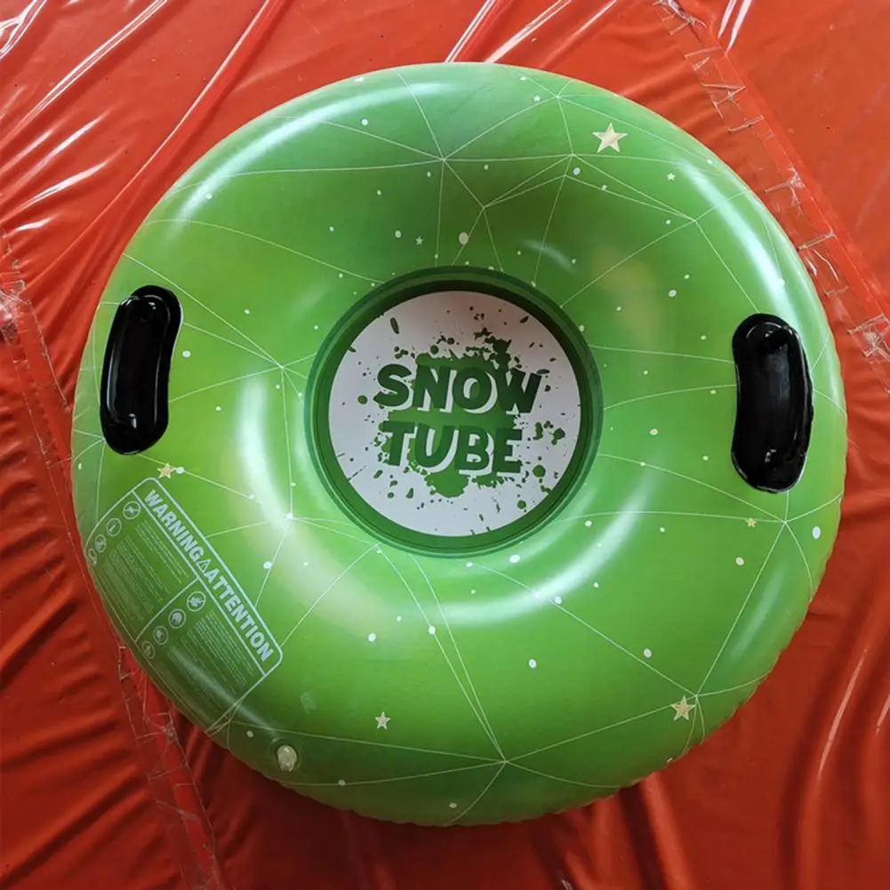 Ski Circle Inflatable Cold Resistant Leakproof Thick Great Load Bearing Snow Sled Toboggan Snow Toy Kids Adults Heavy Duty