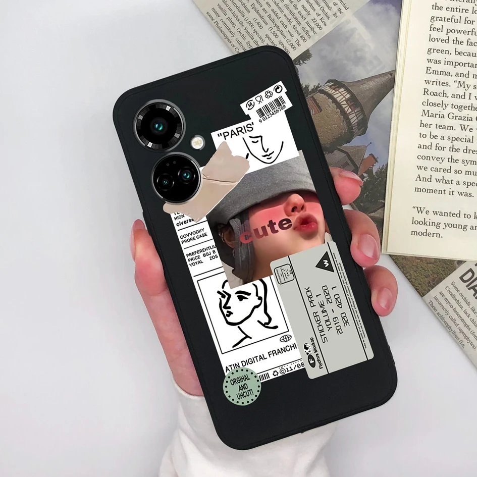 Fashion Sweet Girls Soft Silicone TPU Protective Phone Cover Case