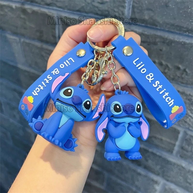 

Wholesale Anime Disney Keychain Stitch Cute Cartoon Keychain Keychain Car Pendant Children's Toy Gift Bag Pendant