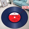 Music VINYL RECORD Custom Name Circle Round Rug 3D Area Rug Non-slip Mat Floor Dining Room Living Room Soft Bedroom Carpet -1 6