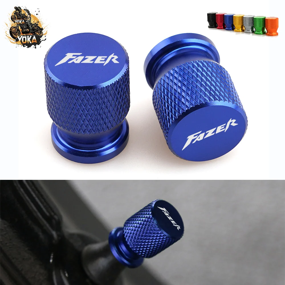 

Логотип для Yamaha FZ1 FZ6 FZ8 Fazer 150 250 400 1000 CNC колпачки клапанов шин колеса мотоцикла герметичные колпачки крышки стержня аксессуары 2023 Новинка