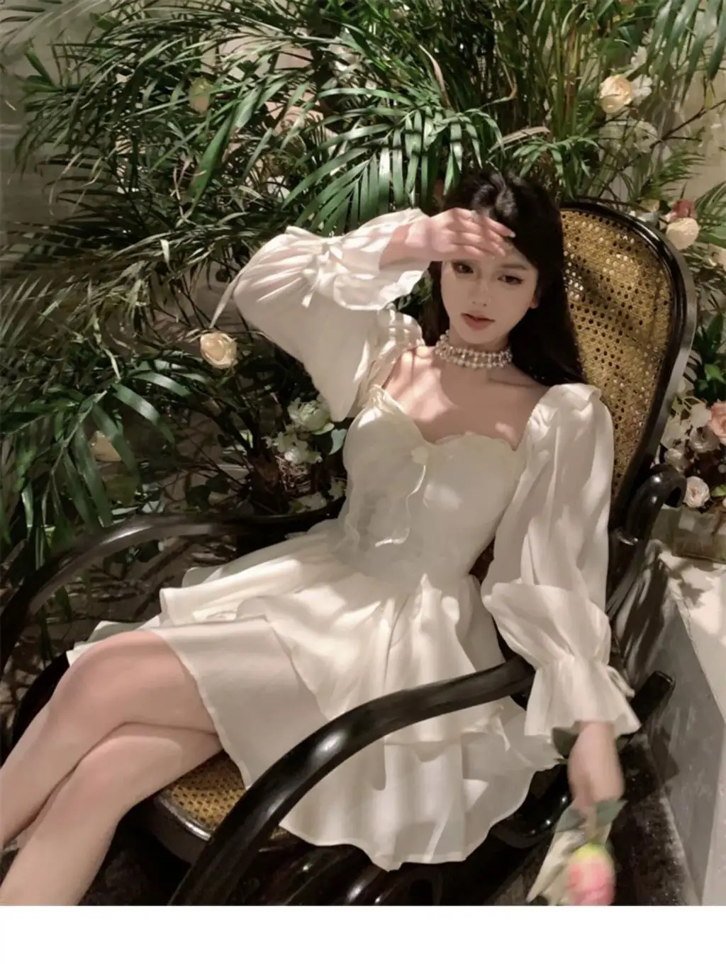 Elegant Princess Party Dress Flare Sleeves Layered Ruffles A-line Short Dresses for Women Korean Fashion One Piece Vestido Mujer