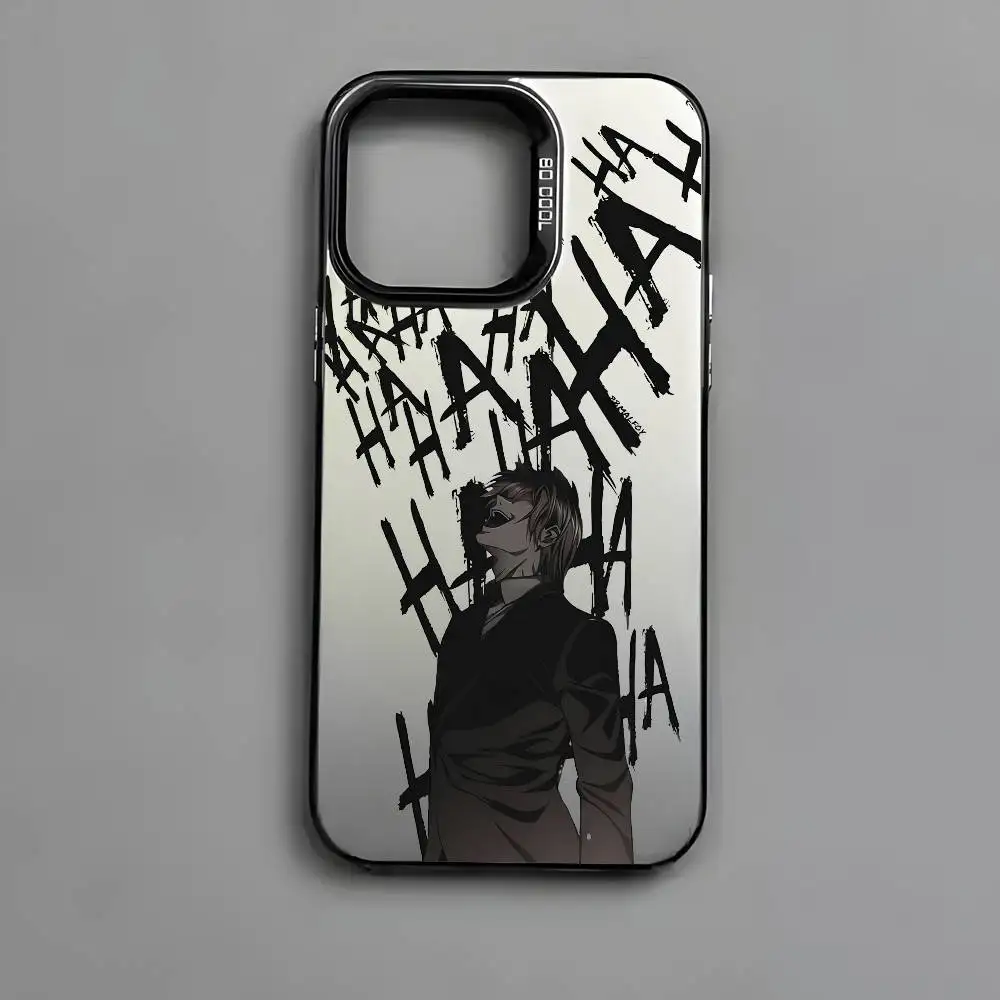 Aurora Multicolor Matte Metallic Phone Case with Light D-Death N-Note Design
