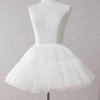 Jupon à Volants en Tulle pour Femme, 6 Couches, Jupe Bouffante à Bulles, Tutus Plissée sans Cerceau, Sous-Jupe Courte, Demi-Slip 4