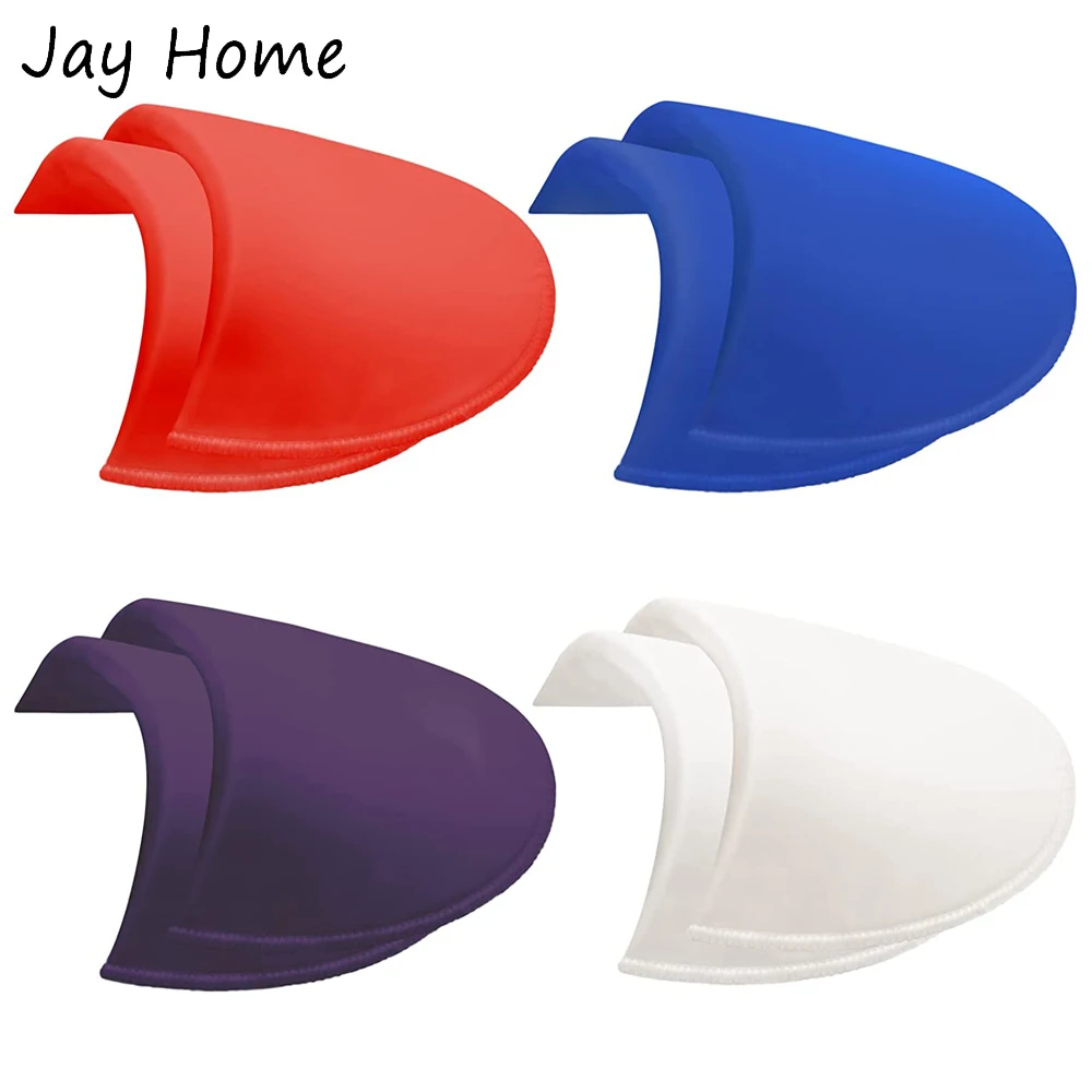 Sewing Sponge Shoulder Pad 4 Pairs Thin Shoulder Enhancer for Round Shoulders Women Blazer T-Shirt Dresses Sewing Accessories