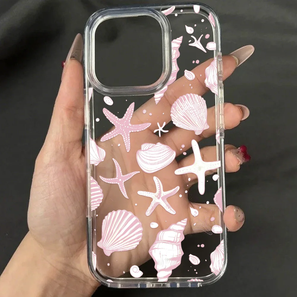 Seaside Scenery Wine Lemon Acrylic Shockproof Transparent Phone Case