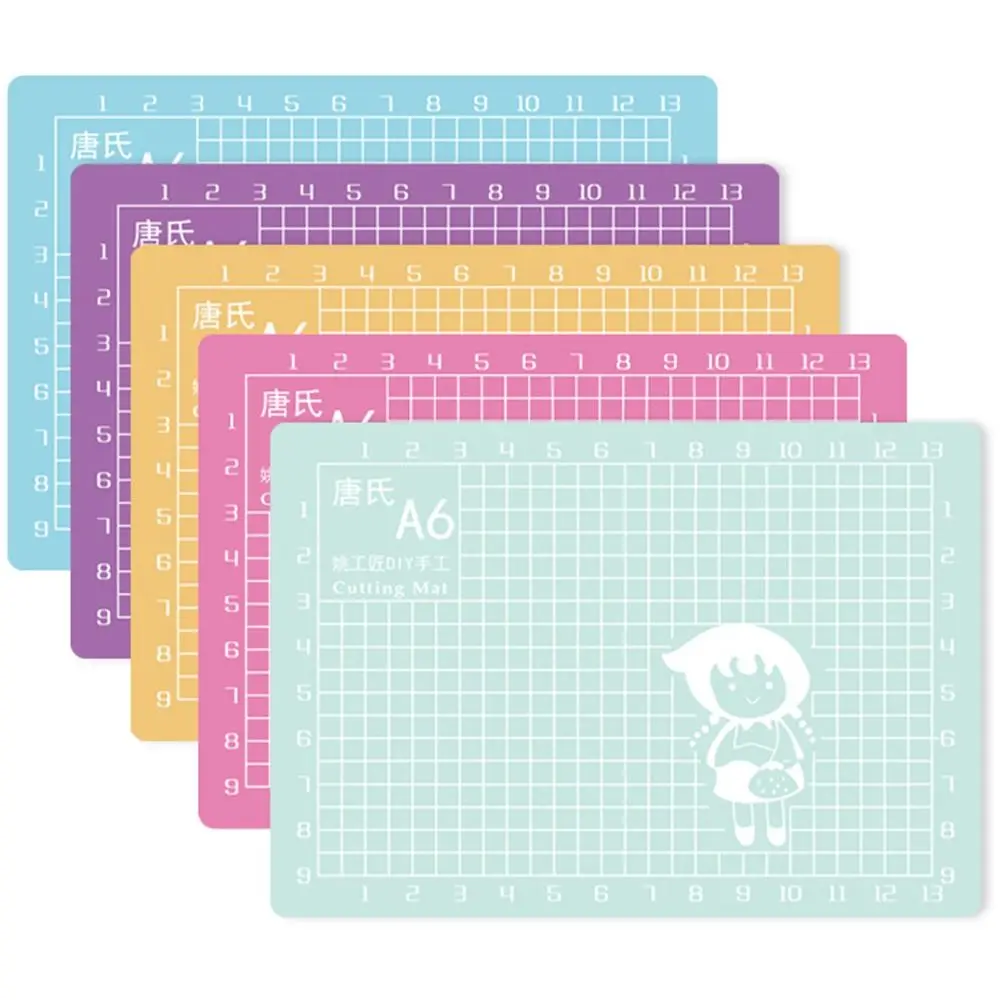 수제 미니 작업대 DIY 공예 바느질 수리 도구 패치워크 매트 조각판 종이 커팅 보드 A6 그리드형 커팅 매트