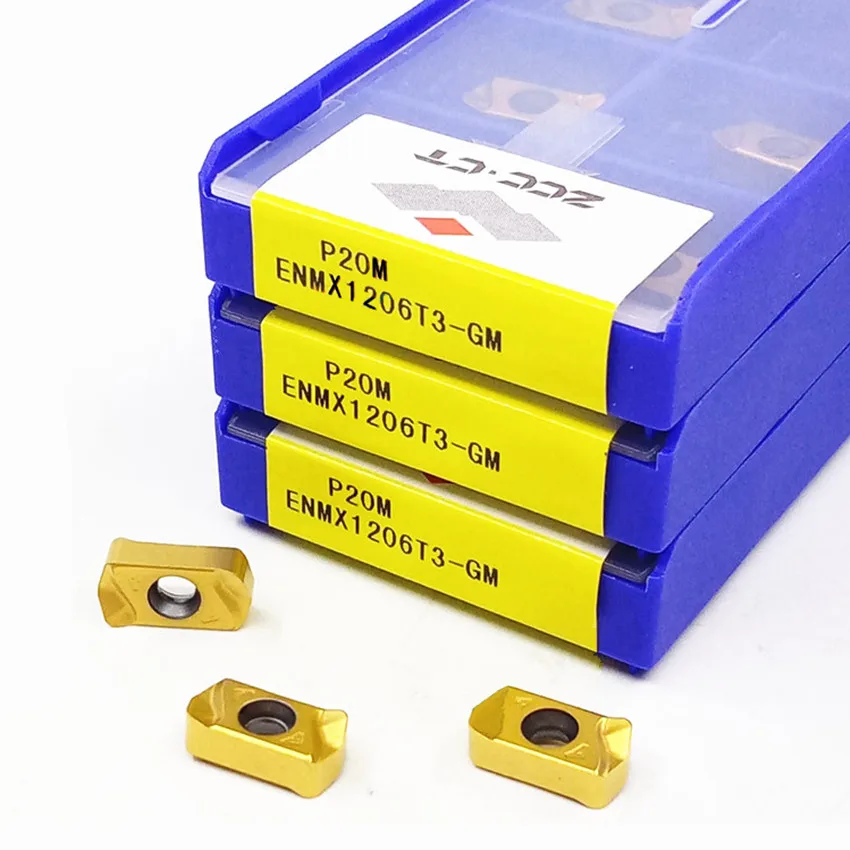 

ENMX1206T3-GM P20M/ENMX1206T3-GM P20T/ENMX1206T3-GM YB9320 ENMX1206T3-GM ZCC.CT CNC carbide inserts Replace LNMU0303 10PCS/BOX