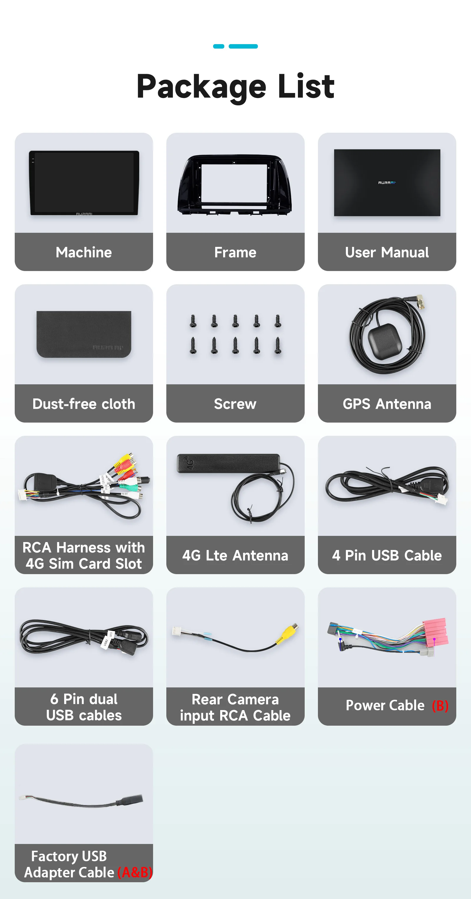 AURAAI Carplay Android Auto Systeme Radio Für Mazda CX5 CX-5 2012-2015 Carplay Android Auto multimedia-player drahtlose CarPlay – Detail 38