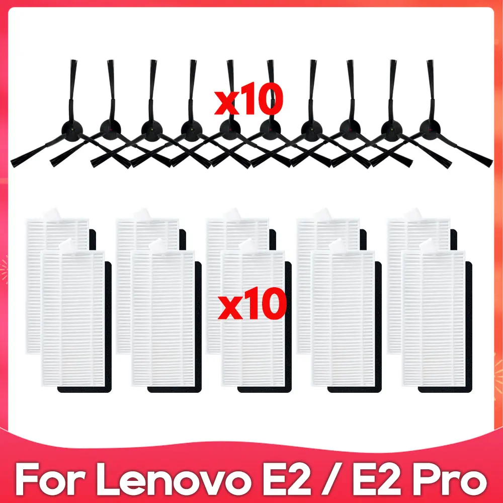 Reposição para Robô Aspirador e2 e2 Pro Filtro Hepa Acessórios Escova Lateral Peça de Reposição Peças de
