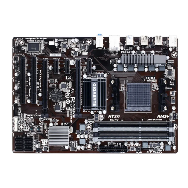 Socket AM3/AM3+ Gigabyte 970A-DS3P AM3/AM3+ Motherboard DDR3 32GB PCI-E 2.0 AMD 970 Gaming Mainboard am3 am3+ ATX Not new AM3+ latest motherboard for pc