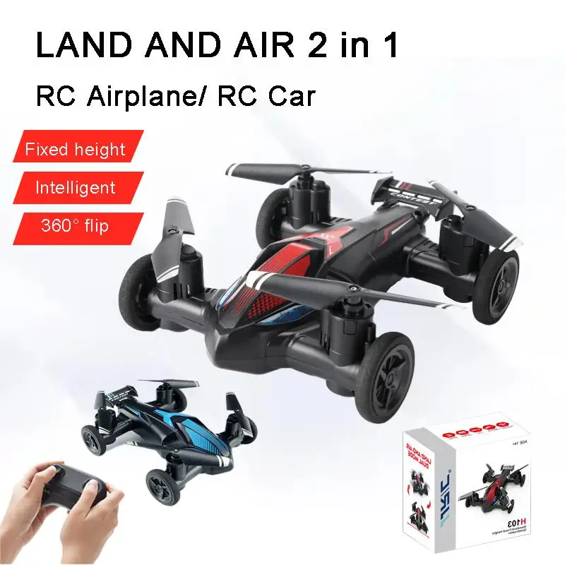 

JJRC H103 Land-Air Dual-Mode Mini Four-Axis Remote Control Aircraft - Tumbling Light Drone Children's Toys