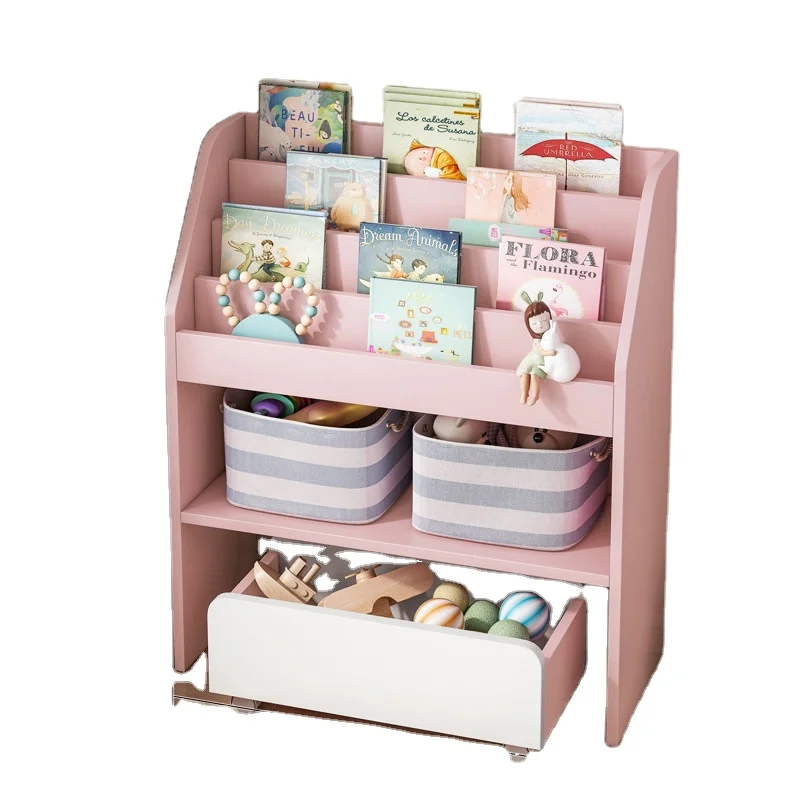 Children's storage bookcase in a variety of styles and colors