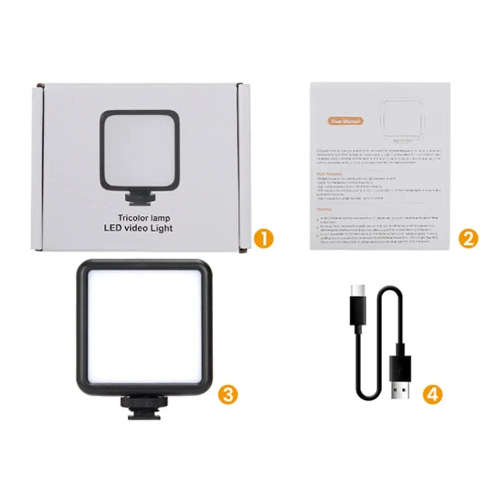 LED-Fotostudio-Licht für Tiktok Youbute Game Live Video Fill Lighting Tragbare Kamera Videoaufzeichnung Fotografie Panel Lampe