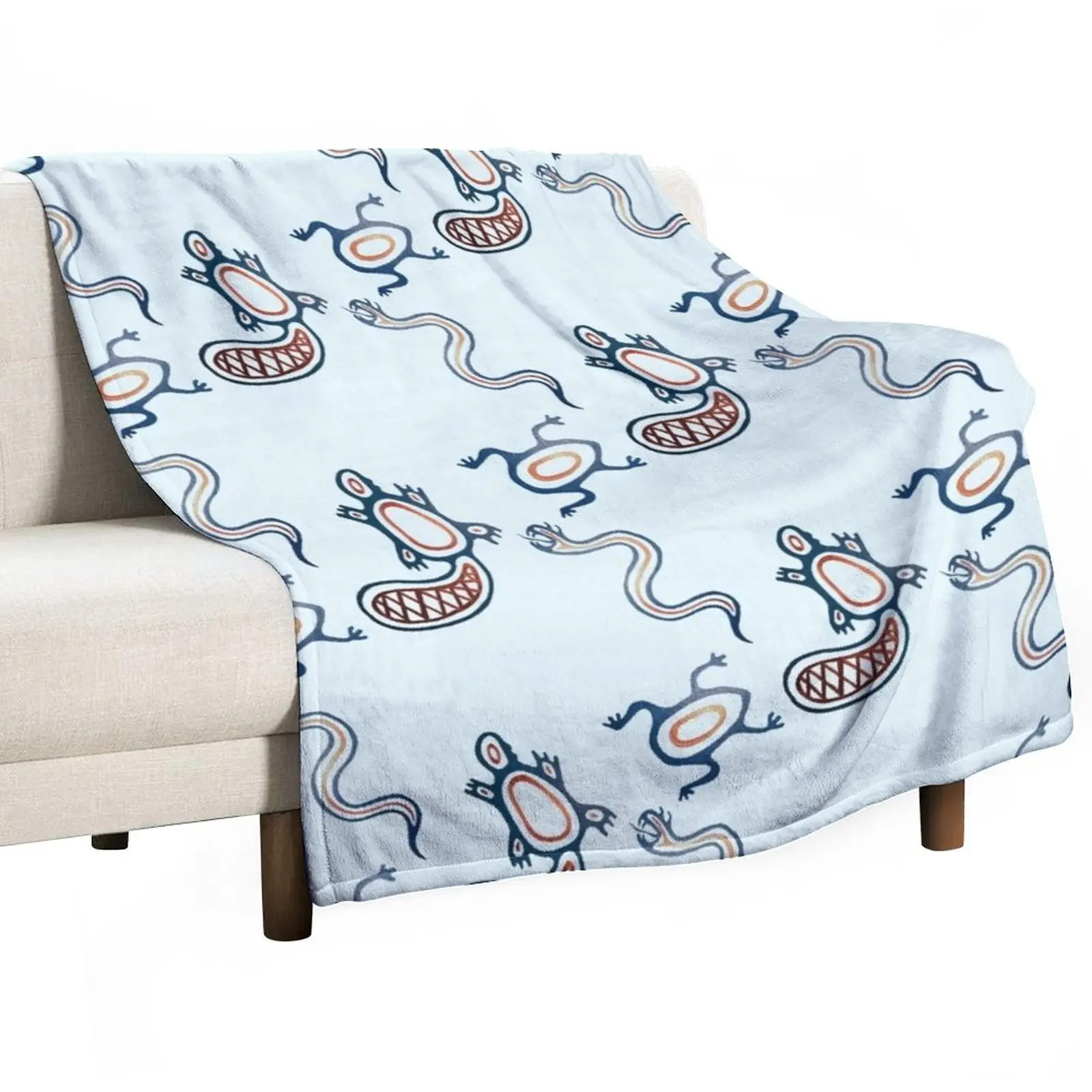 

water spirits Throw Blanket Decorative Beds manga Blankets