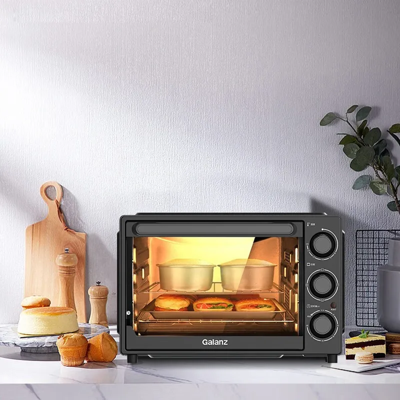 Electric Oven Household Oven Separate Heating From Top To Bottom Precise  Temperature Control 32L Multi-layer Baking Position K12