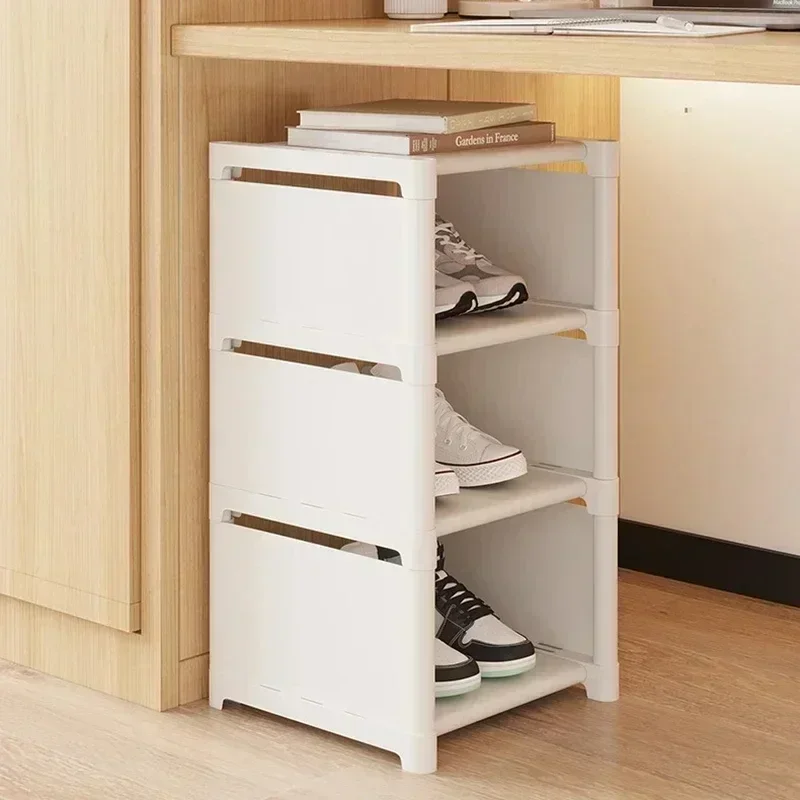 Wall Corner Stackable Shoe Organizer Shelf
