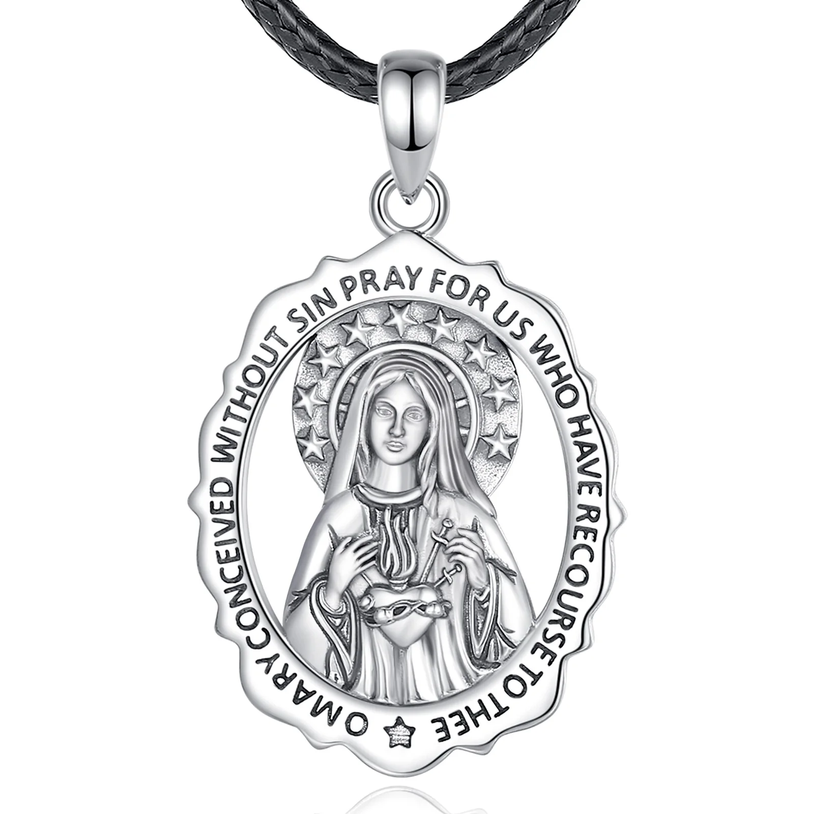 MÉDAILLE SIGNE DU Bélier Argent massif, 925 Sterling Silver Aries Medal