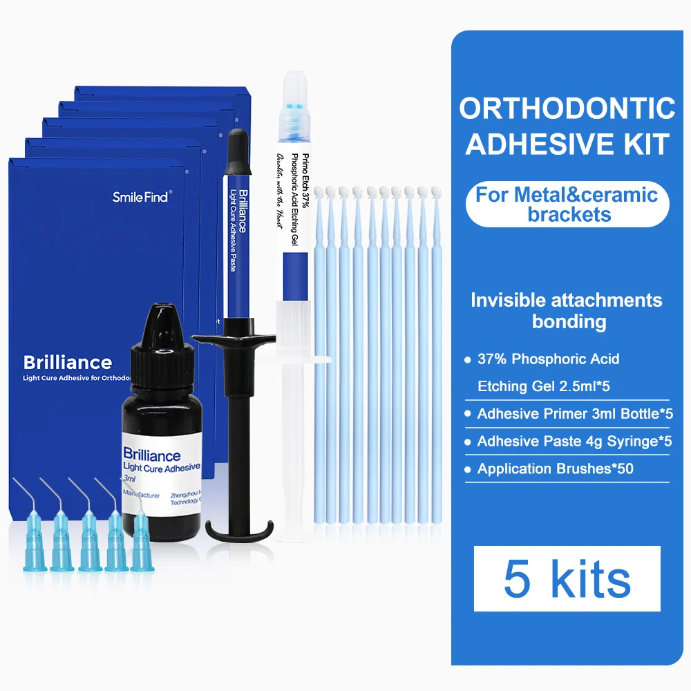 Ciment Adhésif OrthoQuest Pour Bagues Orthodontiques - 5g - Colle Brackets Céramique/métal
