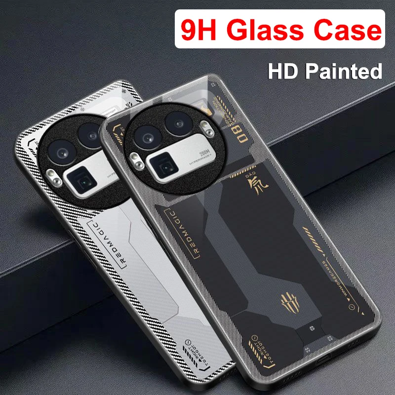 Premium 9H Tempered Glass Phone Back Cover with Hard Protective Shell
