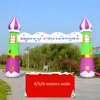 Outdoor Giant Inflatable Santa Claus Arch Christmas Promotion Archway inflatable Christmas Tree Arch For Decoration 3