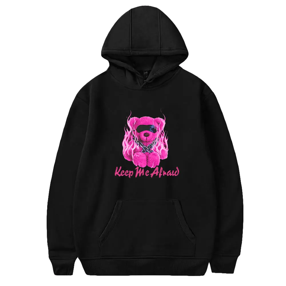 

Nessa Barrett Keep Me Afraid Merch Unisex Pocketless Parallel Bars Sleeve Sweatshirts Men Women Hoodie Youthful Clothes