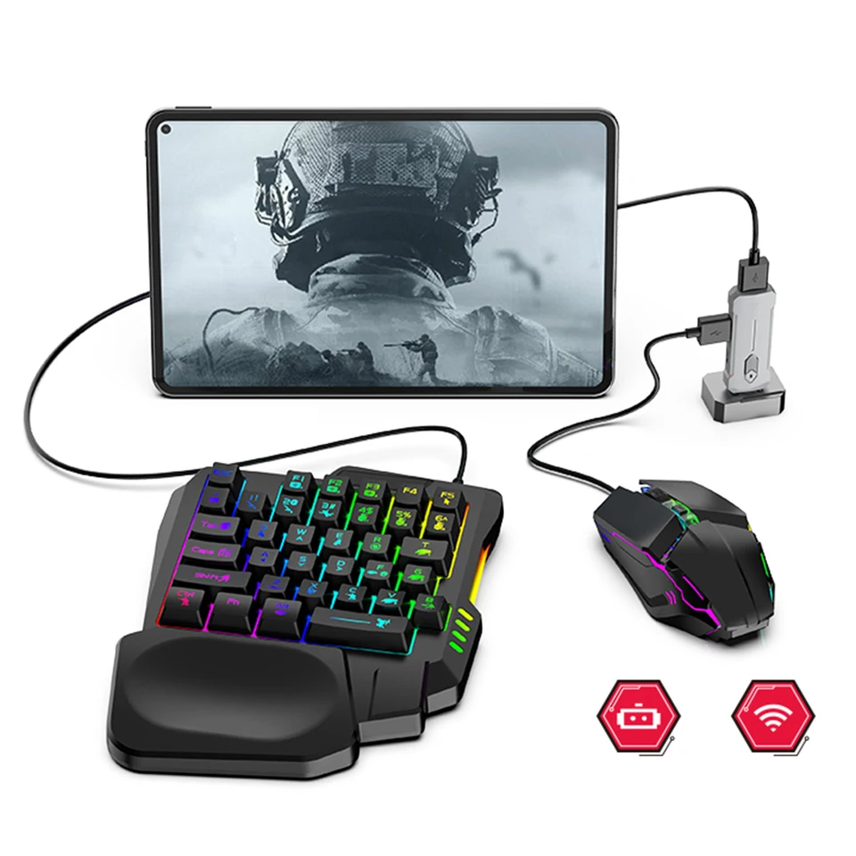 5 in 1 Bluetooth Keyboard Mouse Gaming Converter