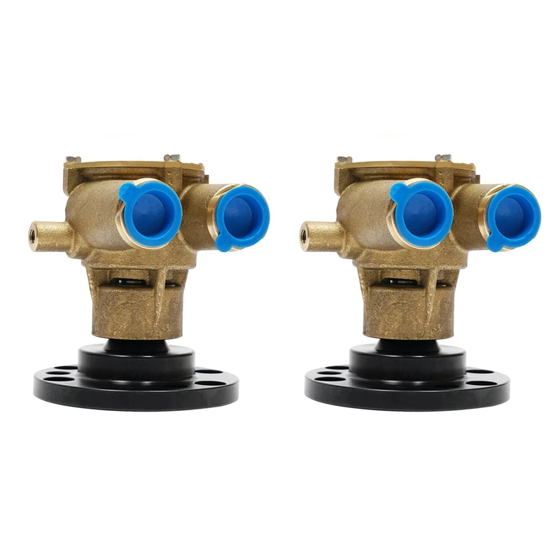 

2X 856952 857451 855722 856513 Crank Mounted Raw Sea Water Pump For Volvo